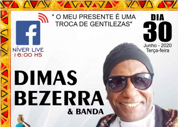 Assista live com o cantor Dimas Bezerra